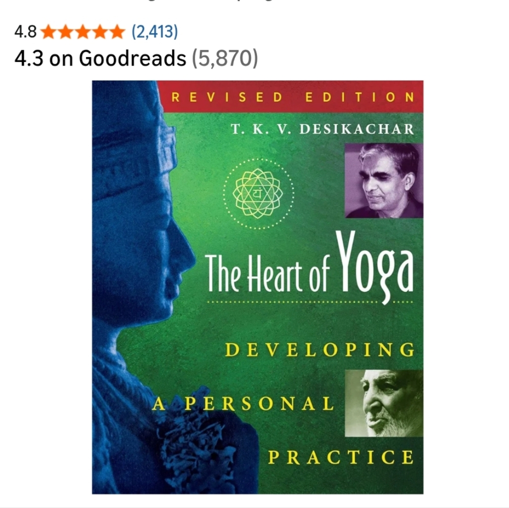 The Heart of Yoga Book